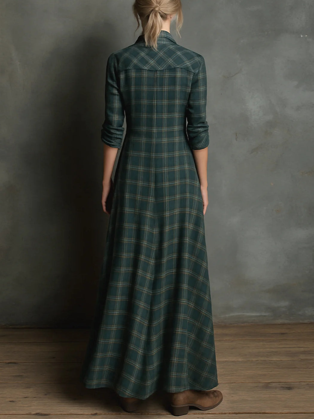 Nerea – Vestido Verde Imperial