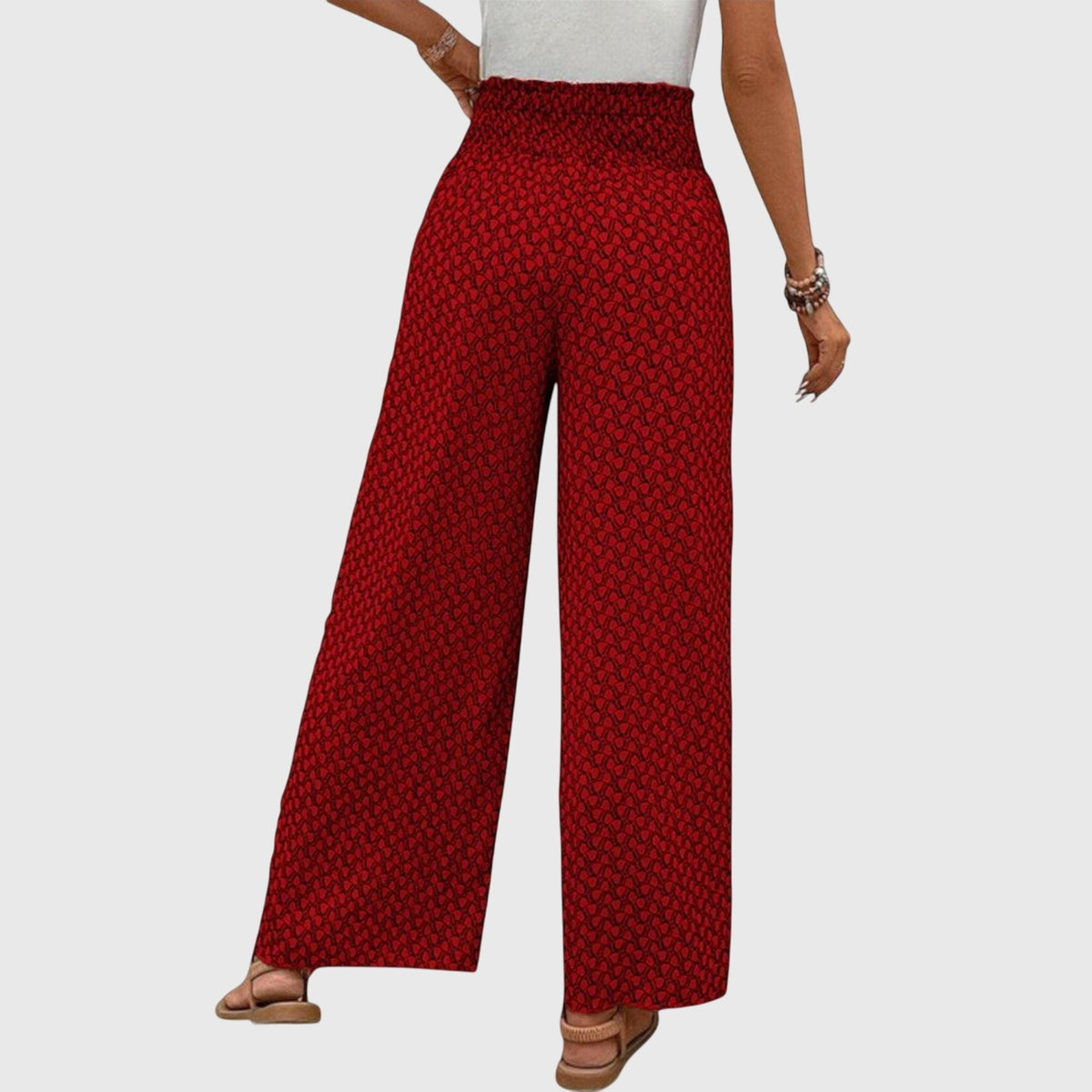 Maialen | Pantalones Fluidos de Pierna Ancha