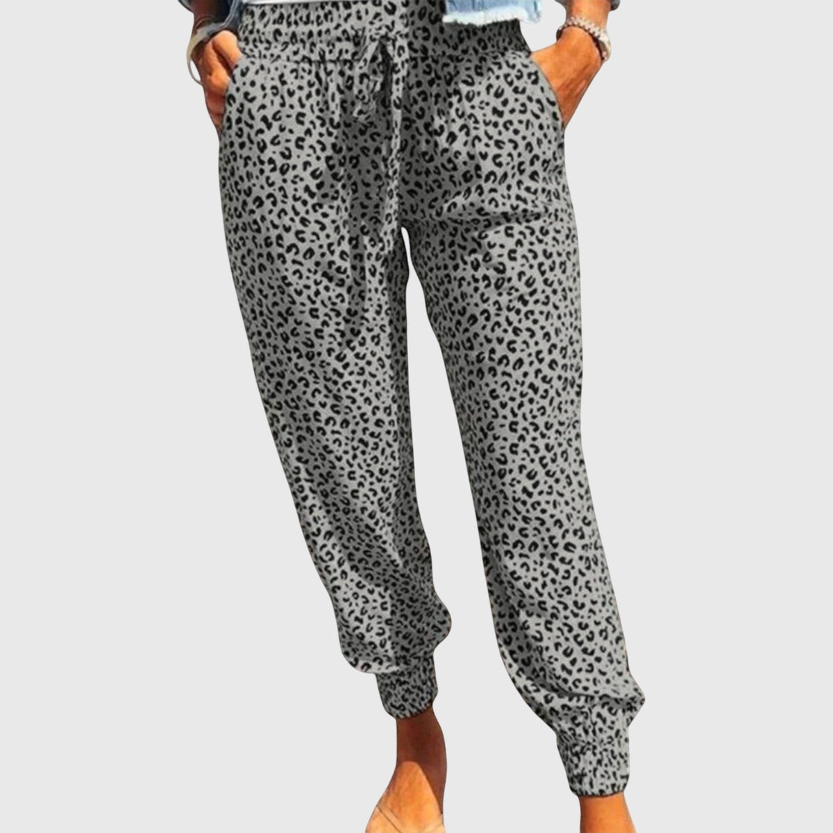 Rosario | Pantalones Holgados Estampados con Cordón