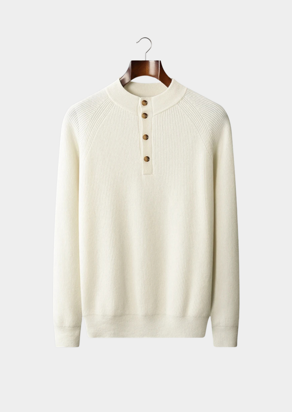 BRUNO | JERSEY DE CACHEMIRA CON BOTONES.