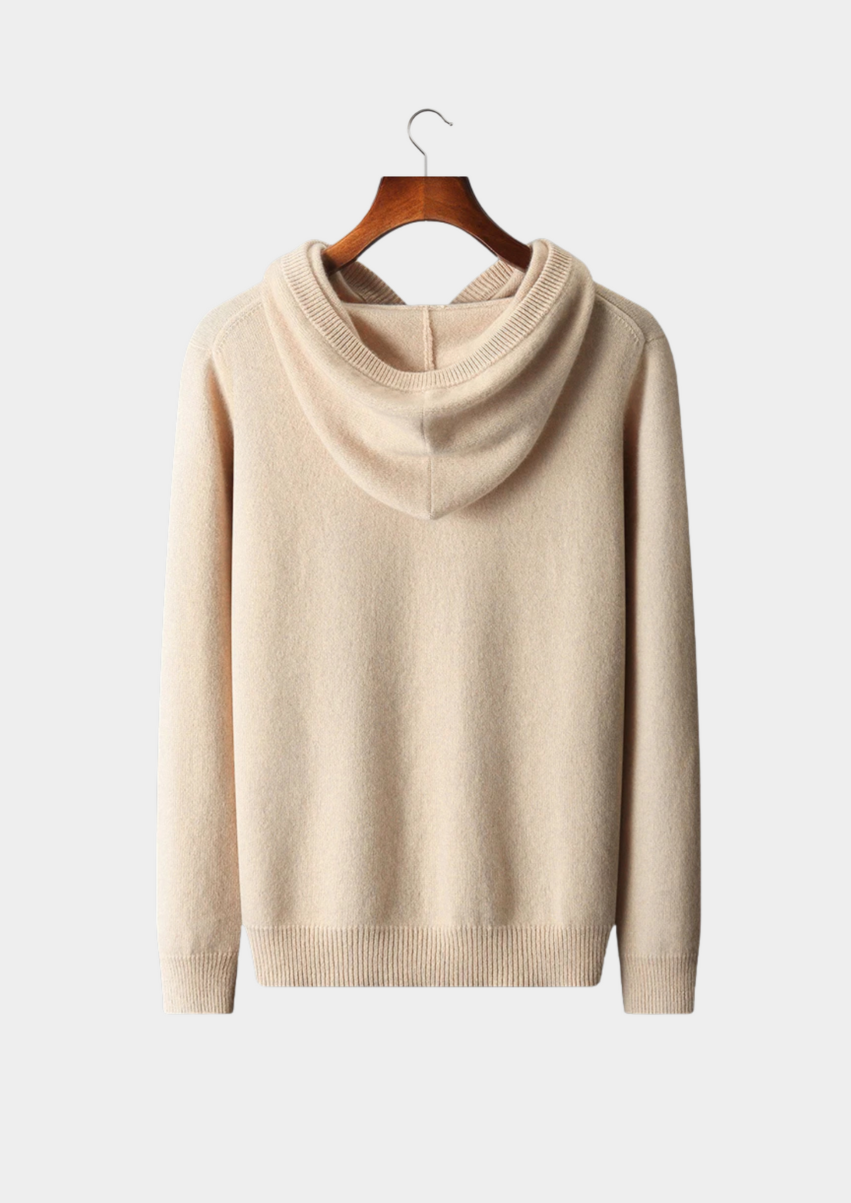 LEO | SUDADERA DE CACHEMIRA CON CAPUCHA.