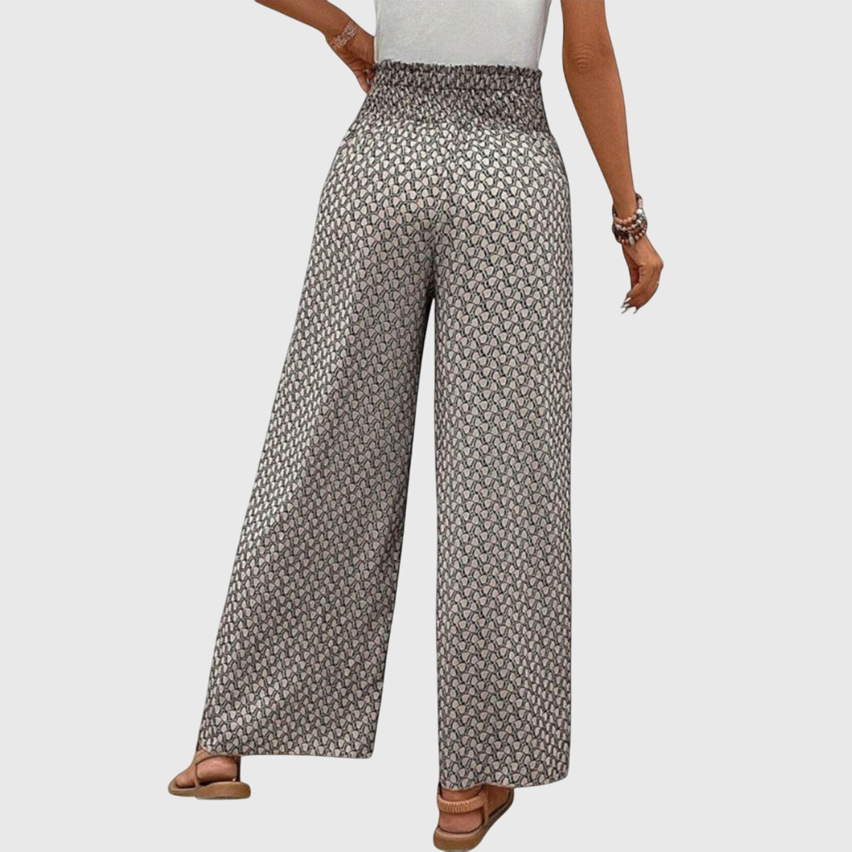 Maialen | Pantalones Fluidos de Pierna Ancha