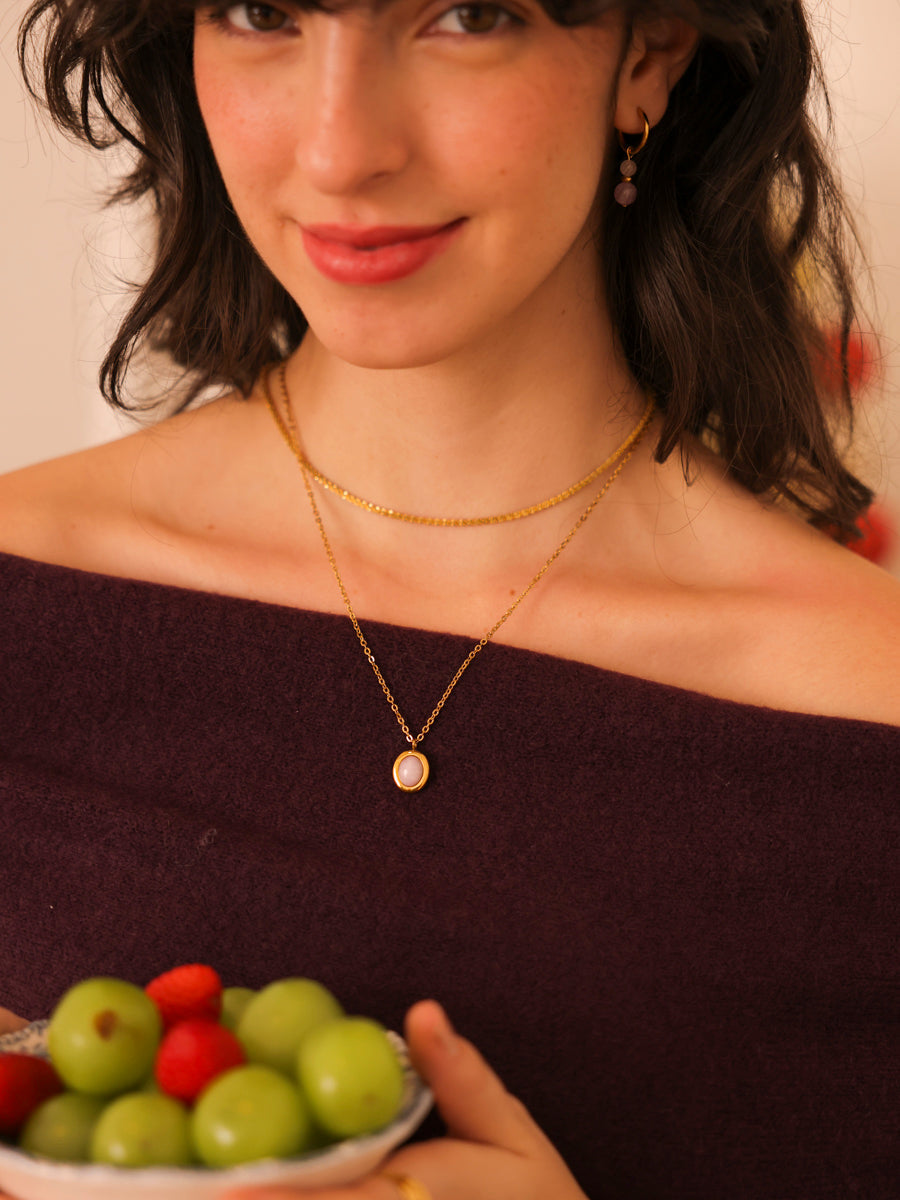 VIOLETA | COLLAR ESTRELLA CON CRISTAL.