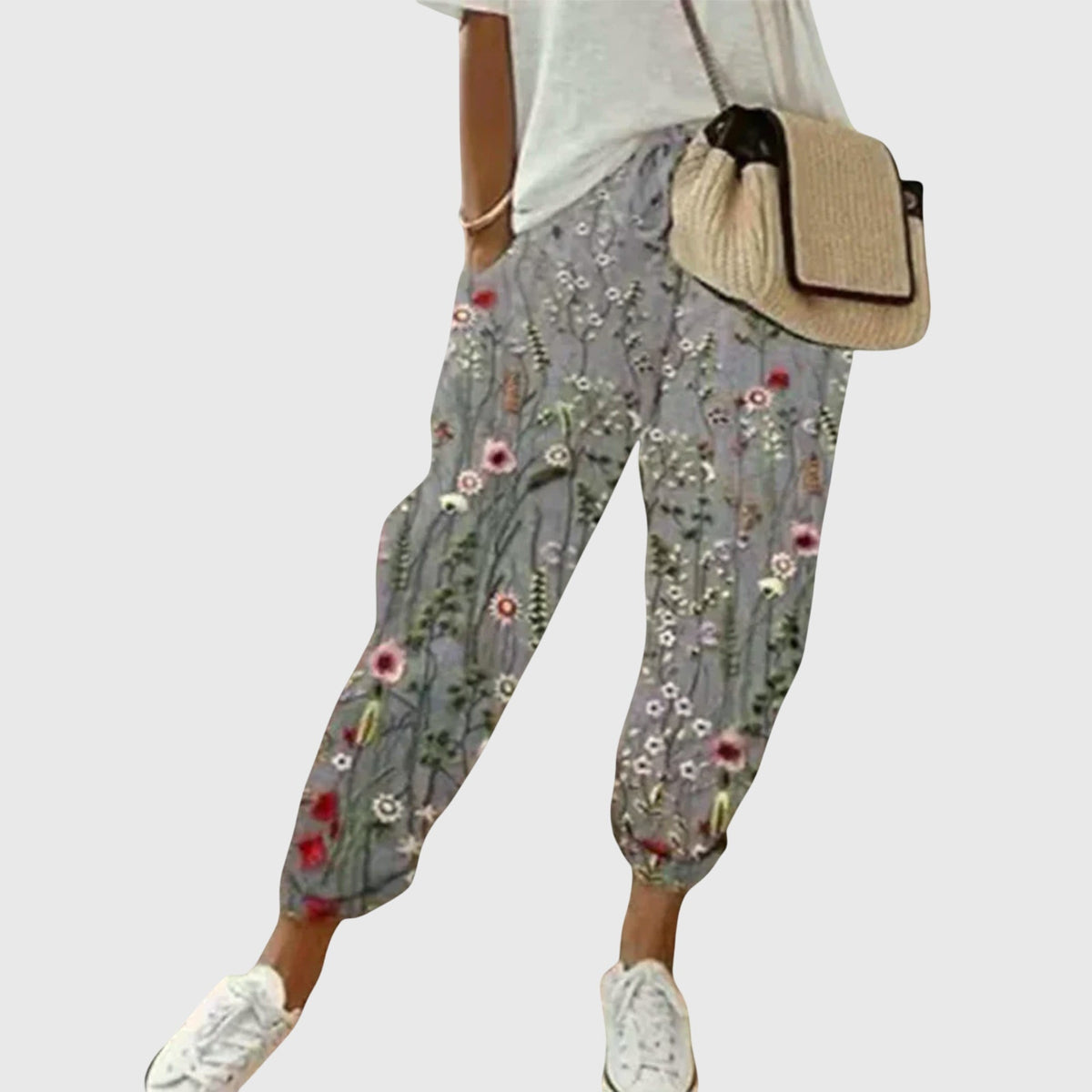 Pepa | Pantalones Holgados de Rayas con Cordón