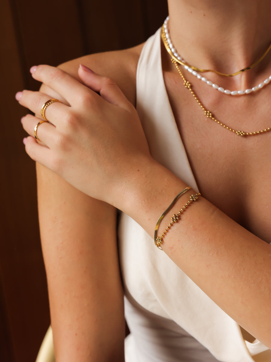 EMMA | PULSERA DE PERLAS ELEGANCE.
