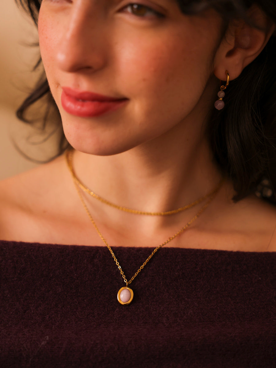 VIOLETA | COLLAR ESTRELLA CON CRISTAL.