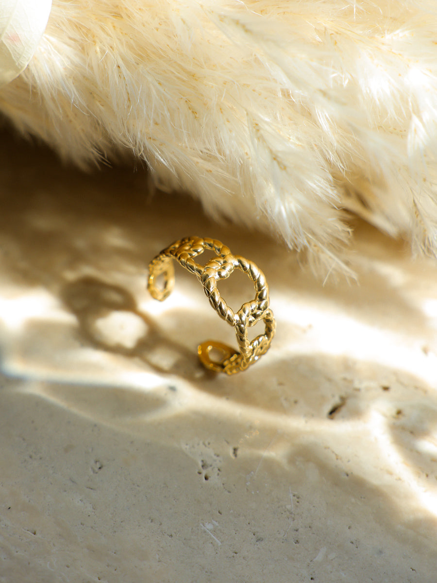 SOFÍA | ANILLO DE CADENA MINIMALISTA.