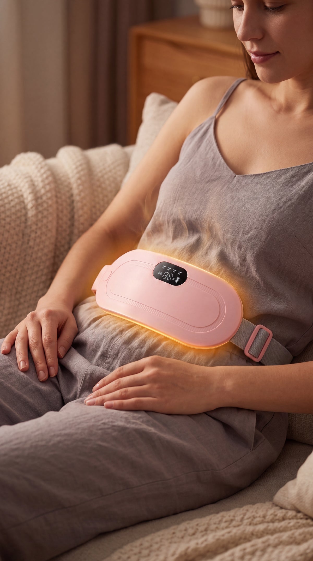 💝 ¡El regalo perfecto para ella! Cinturón de masaje y calefacción menstrual.