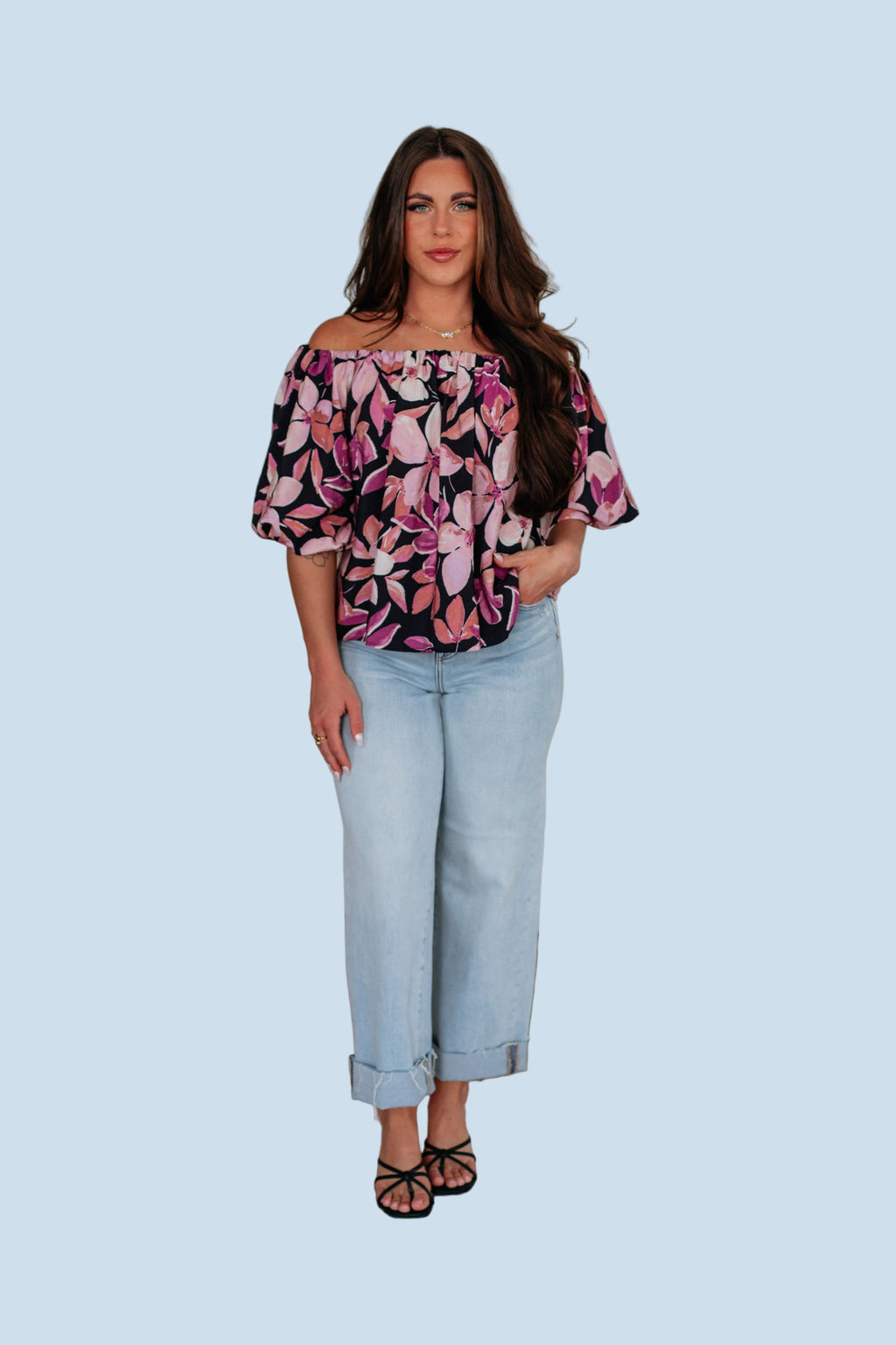 NADIA | BLUSA FLORAL ELEGANCE.