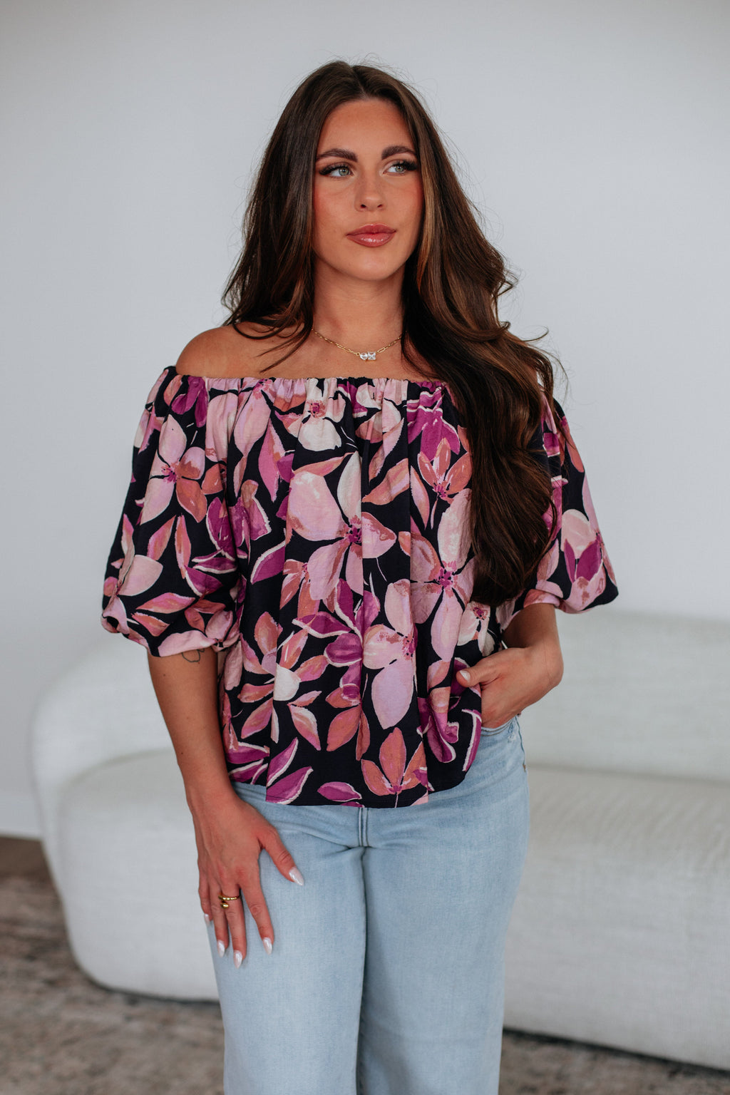 NADIA | BLUSA FLORAL ELEGANCE.
