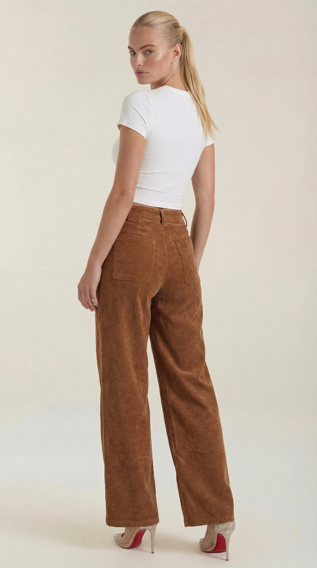 Allison | Pantalones Anchos de Pana
