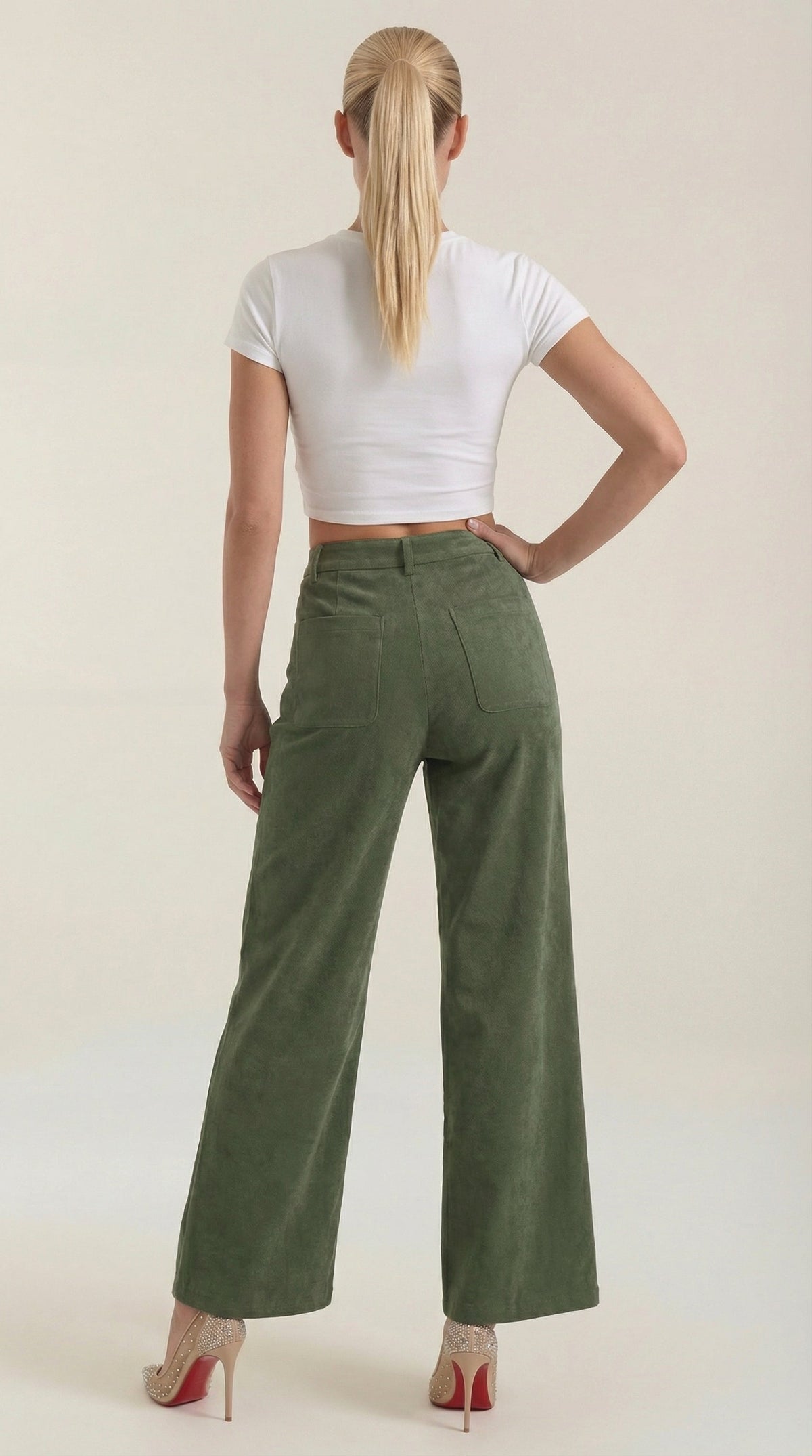 Allison | Pantalones Anchos de Pana