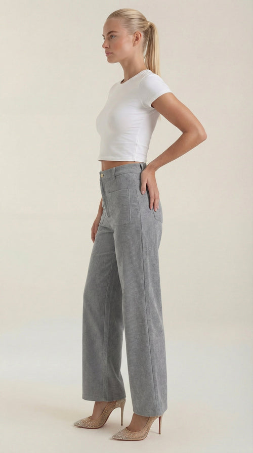 Allison | Pantalones Anchos de Pana