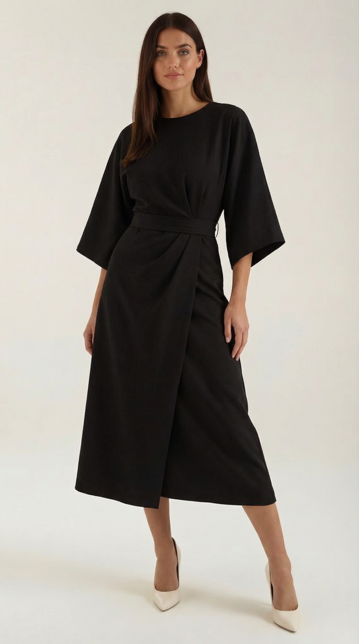 Maxi Vestido Ana con Cinturón en la Cintura