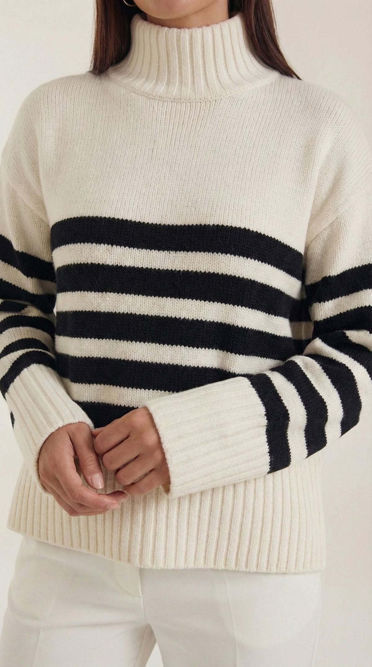 Angela | Suéter Oversize a Rayas