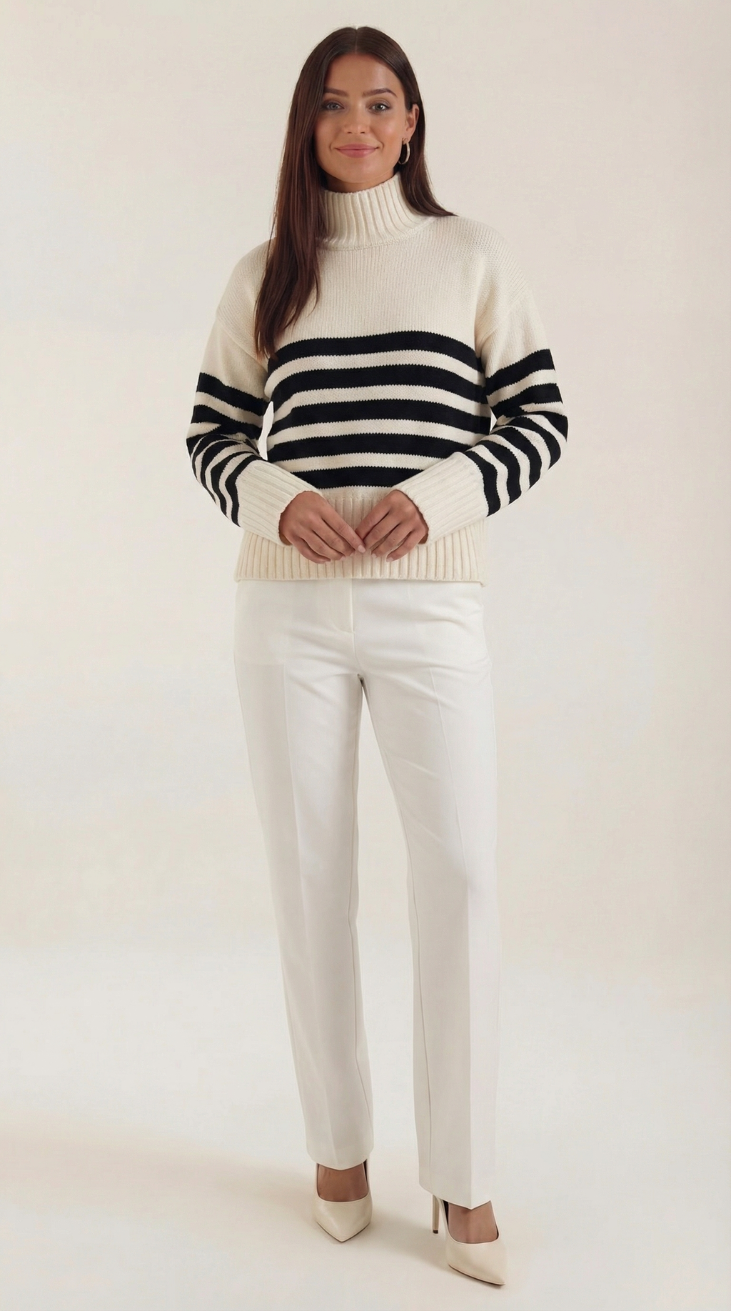 Angela | Suéter Oversize a Rayas