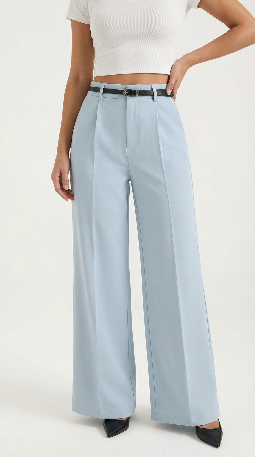 Bertha | Pantalones Amplios de Tela