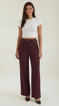Bertha | Pantalones Amplios de Tela