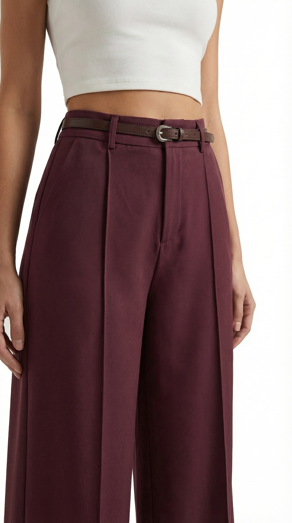 Bertha | Pantalones Amplios de Tela