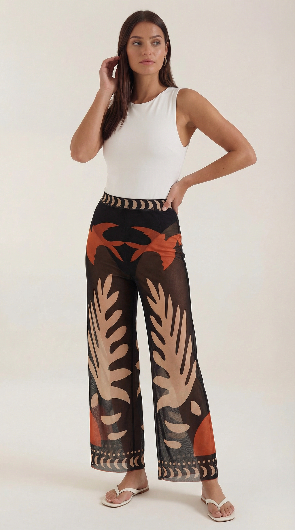Beth | Pantalón Transparente Boho