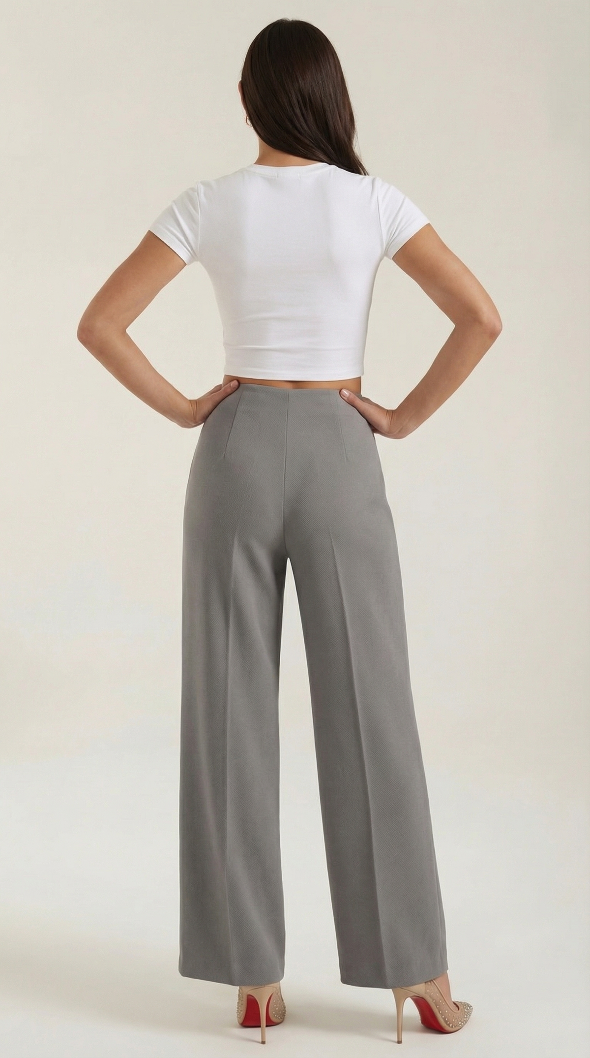 Brooke | Pantalones Baggy de Cintura Media