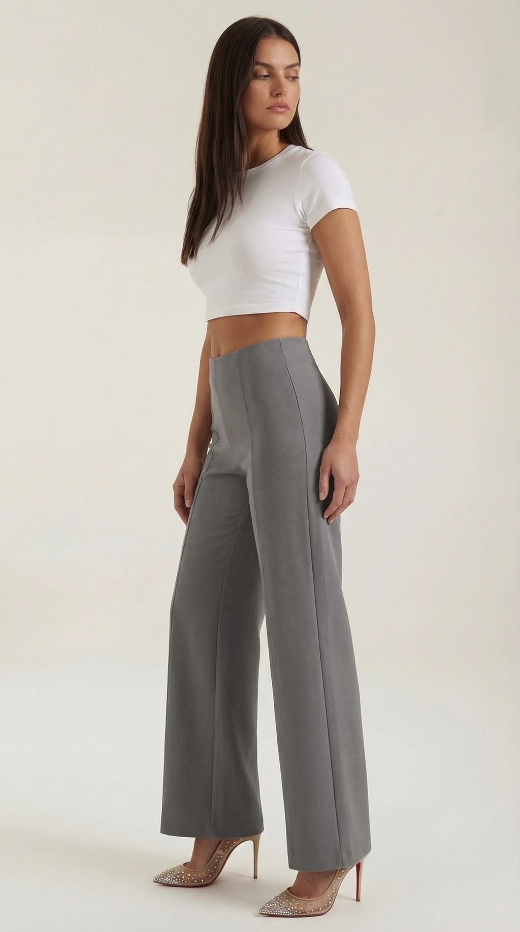 Brooke | Pantalones Baggy de Cintura Media