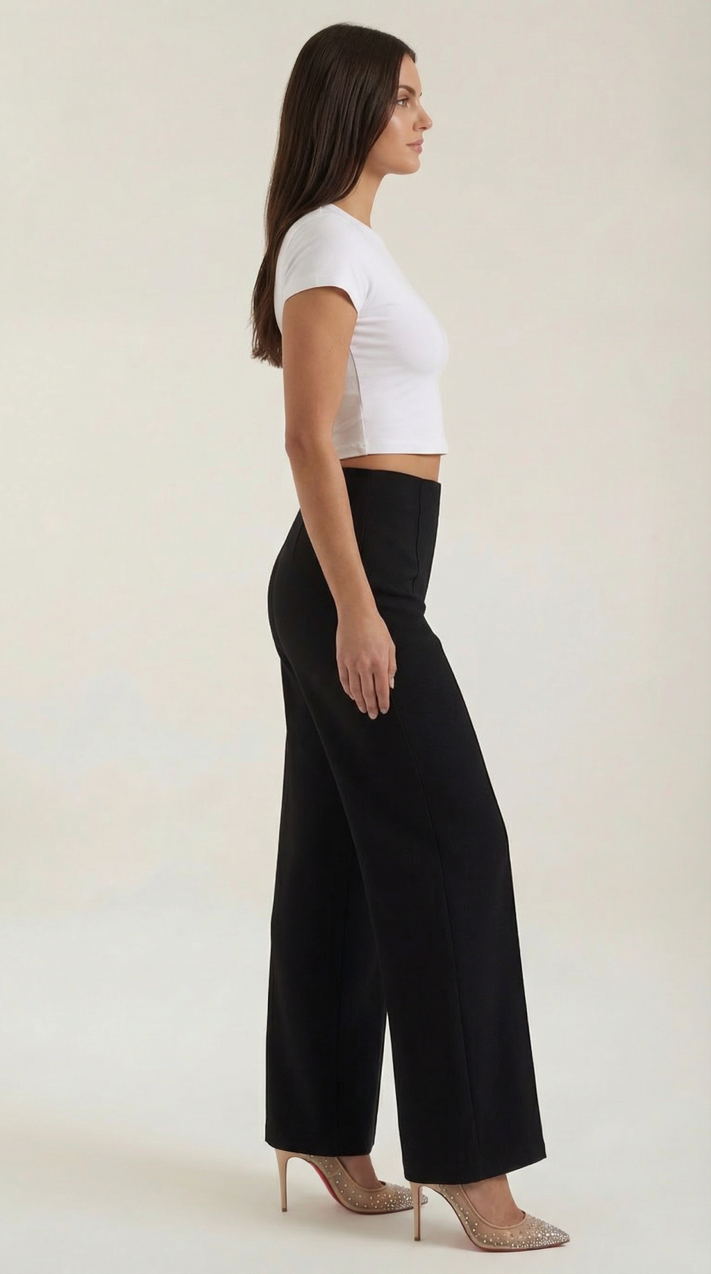 Brooke | Pantalones Baggy de Cintura Media