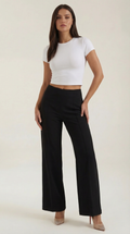 Brooke | Pantalones Baggy de Cintura Media