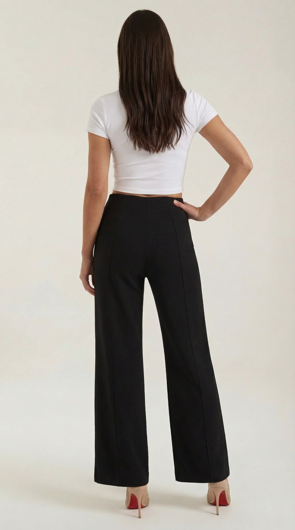 Brooke | Pantalones Baggy de Cintura Media