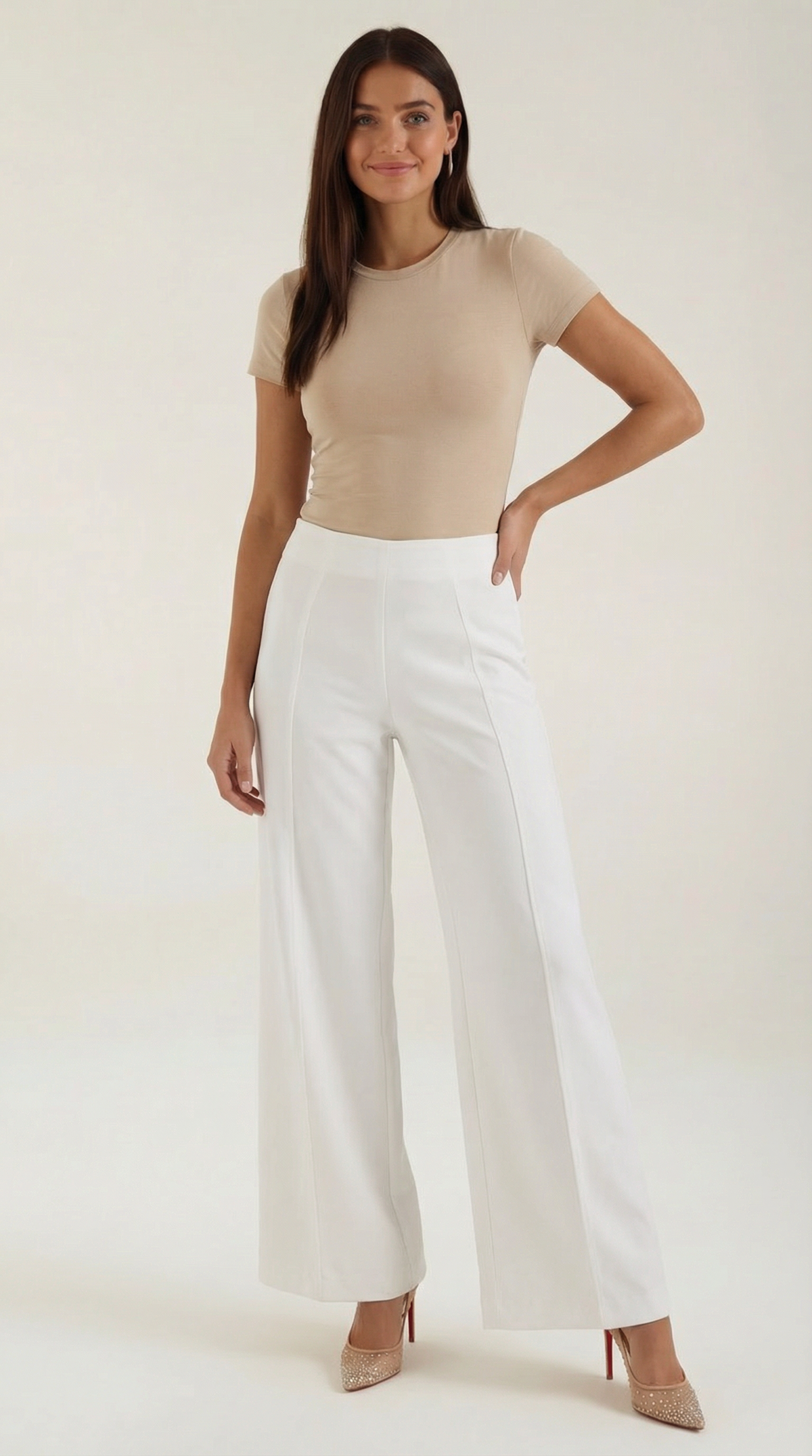 Brooke | Pantalones Baggy de Cintura Media