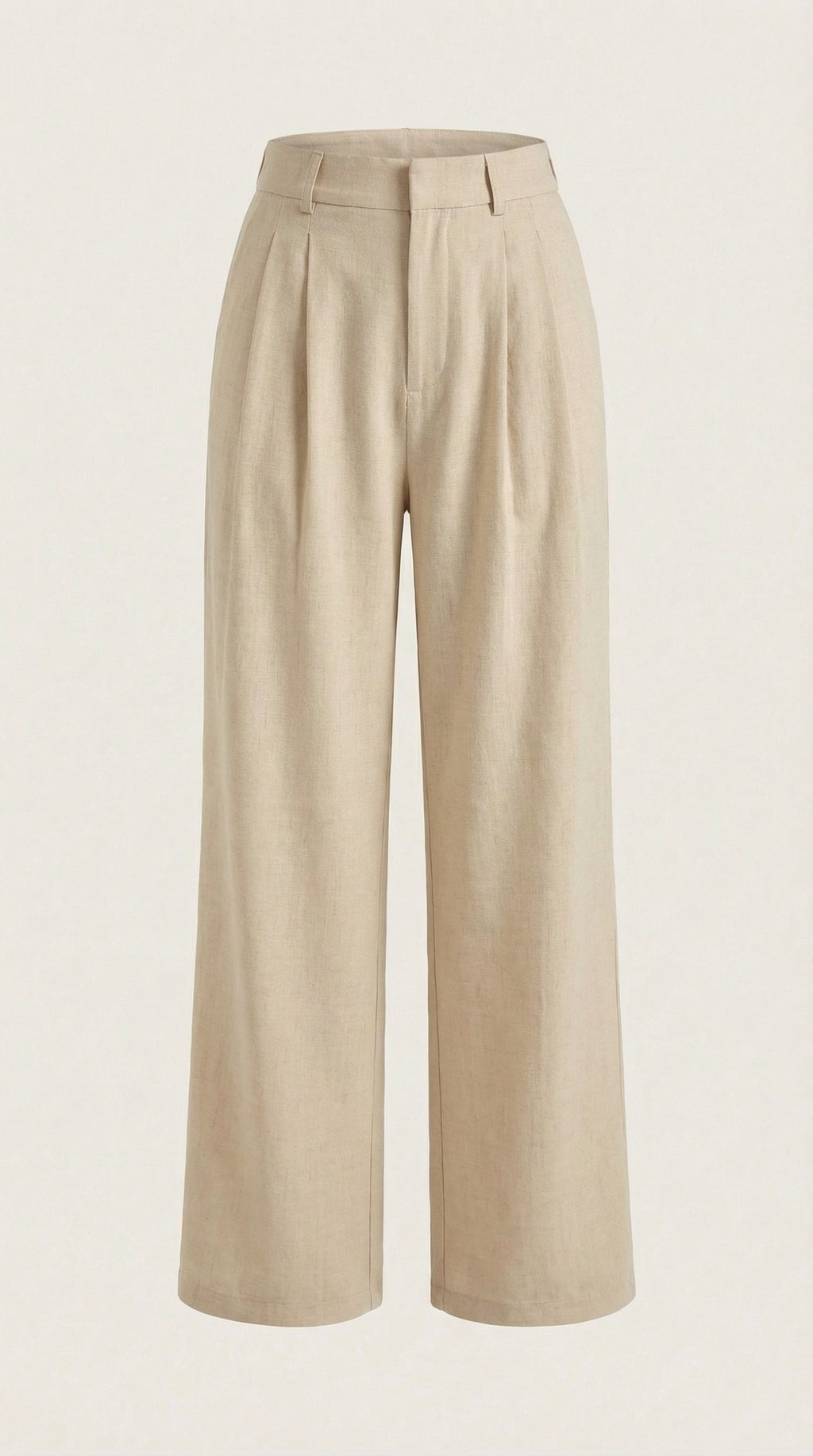 Courtney | Pantalones Plisados de Cintura Alta