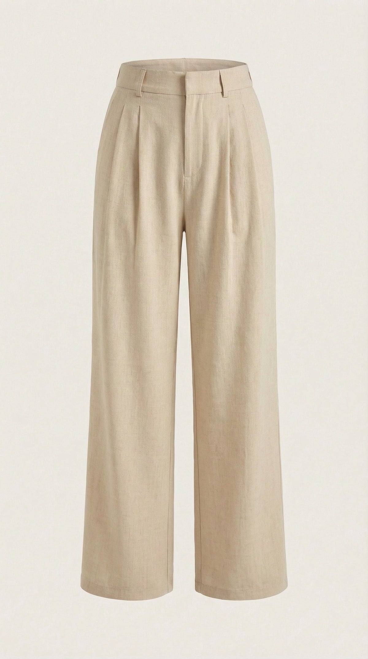 Courtney | Pantalones Plisados de Cintura Alta