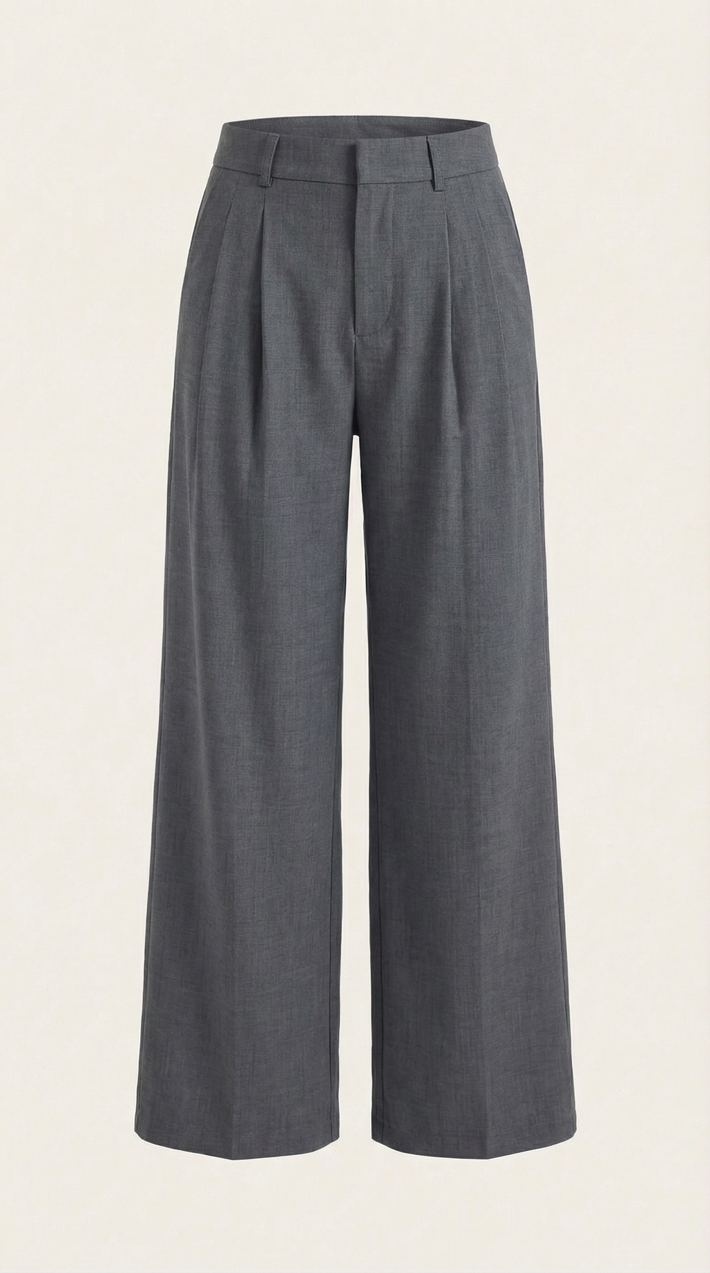 Courtney | Pantalones Plisados de Cintura Alta