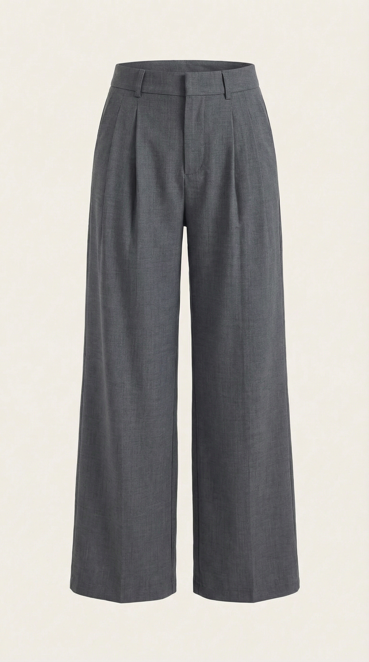 Courtney | Pantalones Plisados de Cintura Alta