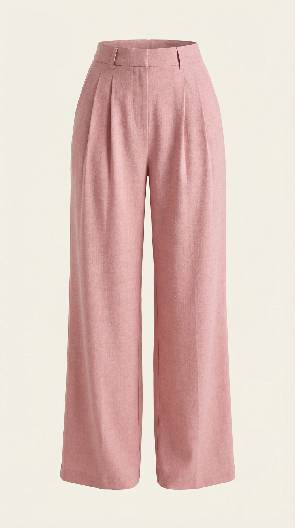 Courtney | Pantalones Plisados de Cintura Alta