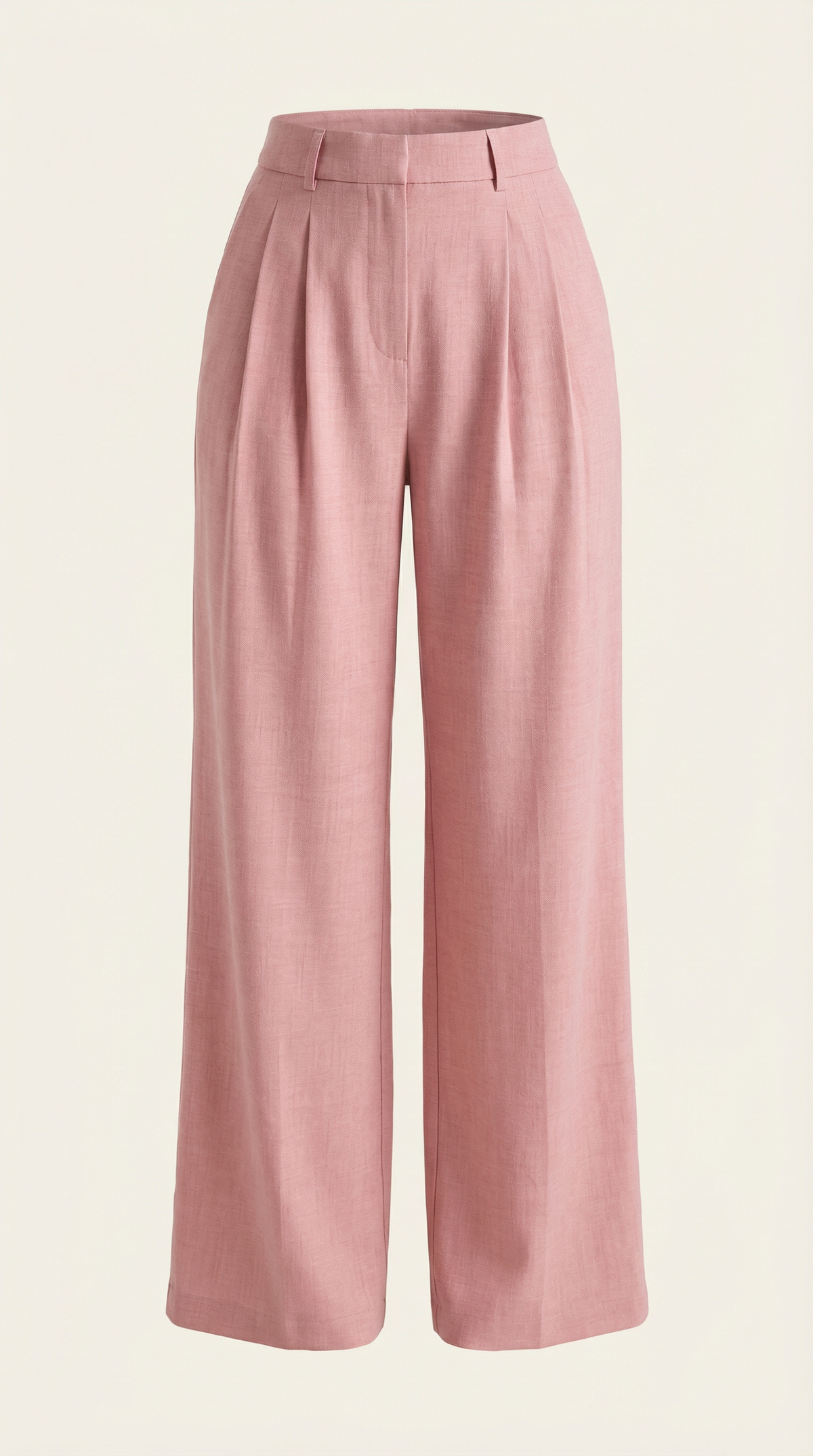 Courtney | Pantalones Plisados de Cintura Alta
