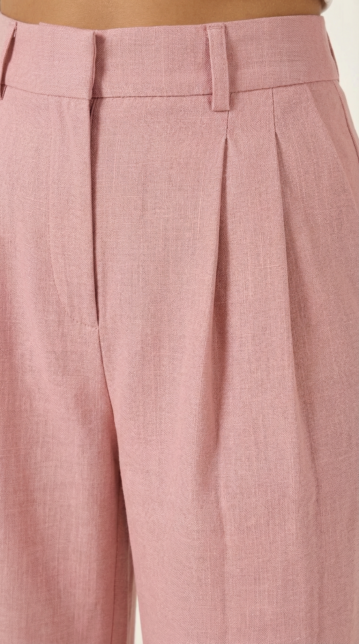 Courtney | Pantalones Plisados de Cintura Alta