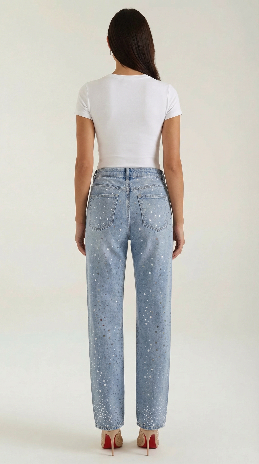 Dawn | Jeans Baggy con Brillo