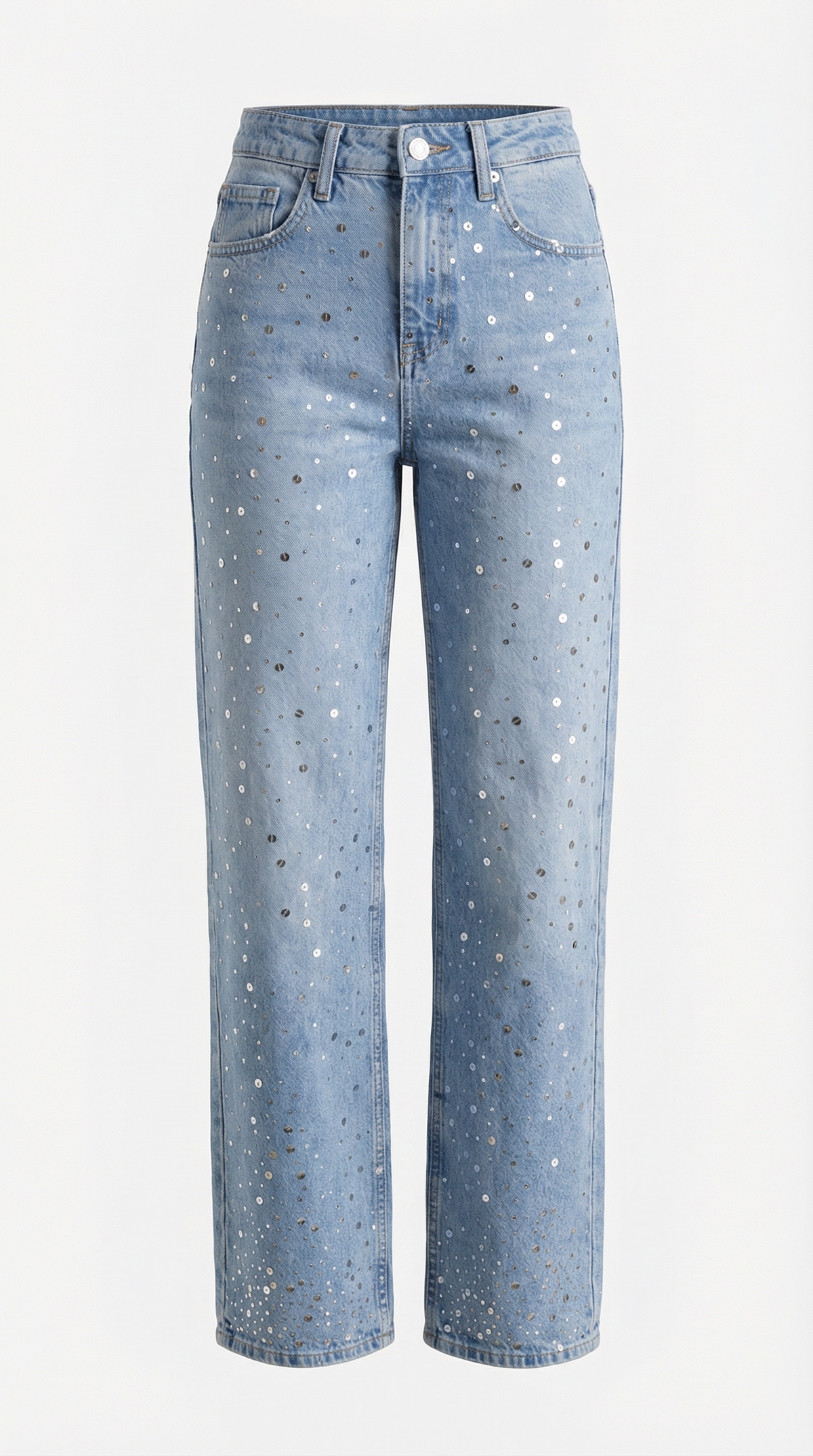 Dawn | Jeans Baggy con Brillo