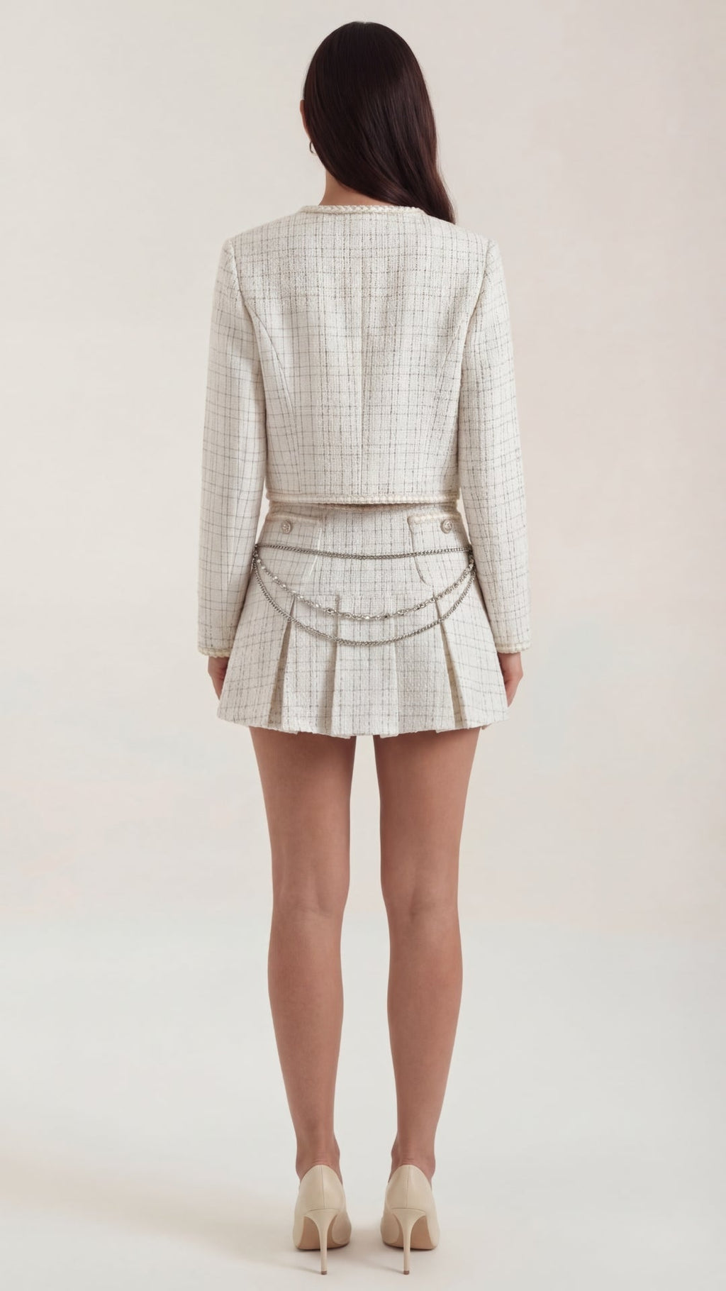 Doris | Conjunto de Falda de Tweed