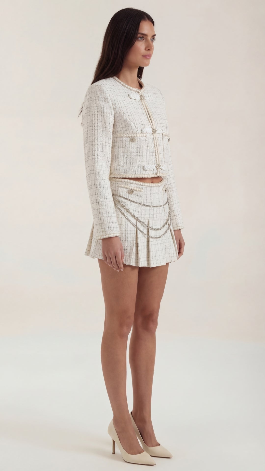 Doris | Conjunto de Falda de Tweed