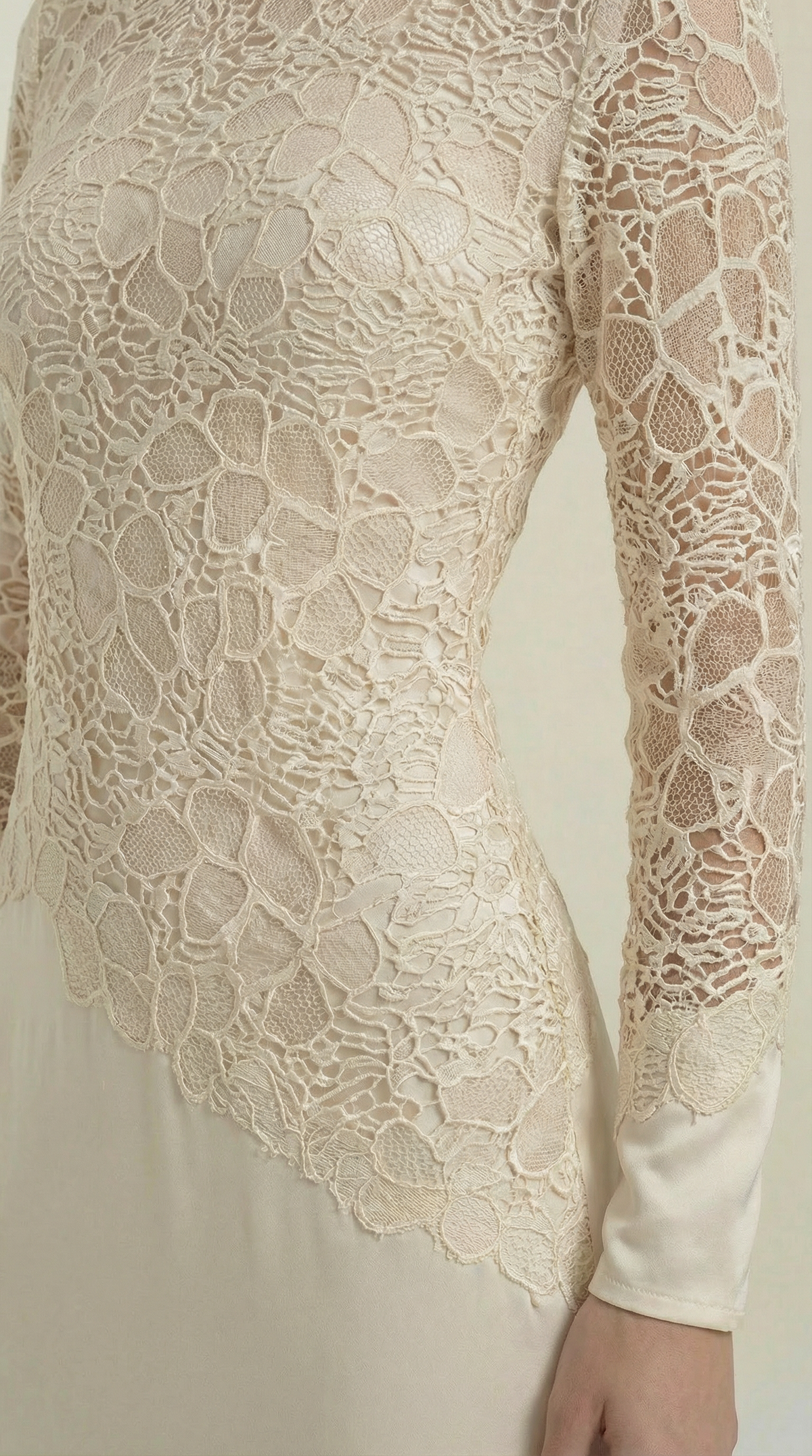 Vestido Maxi Elise con Lentejuelas y Encaje