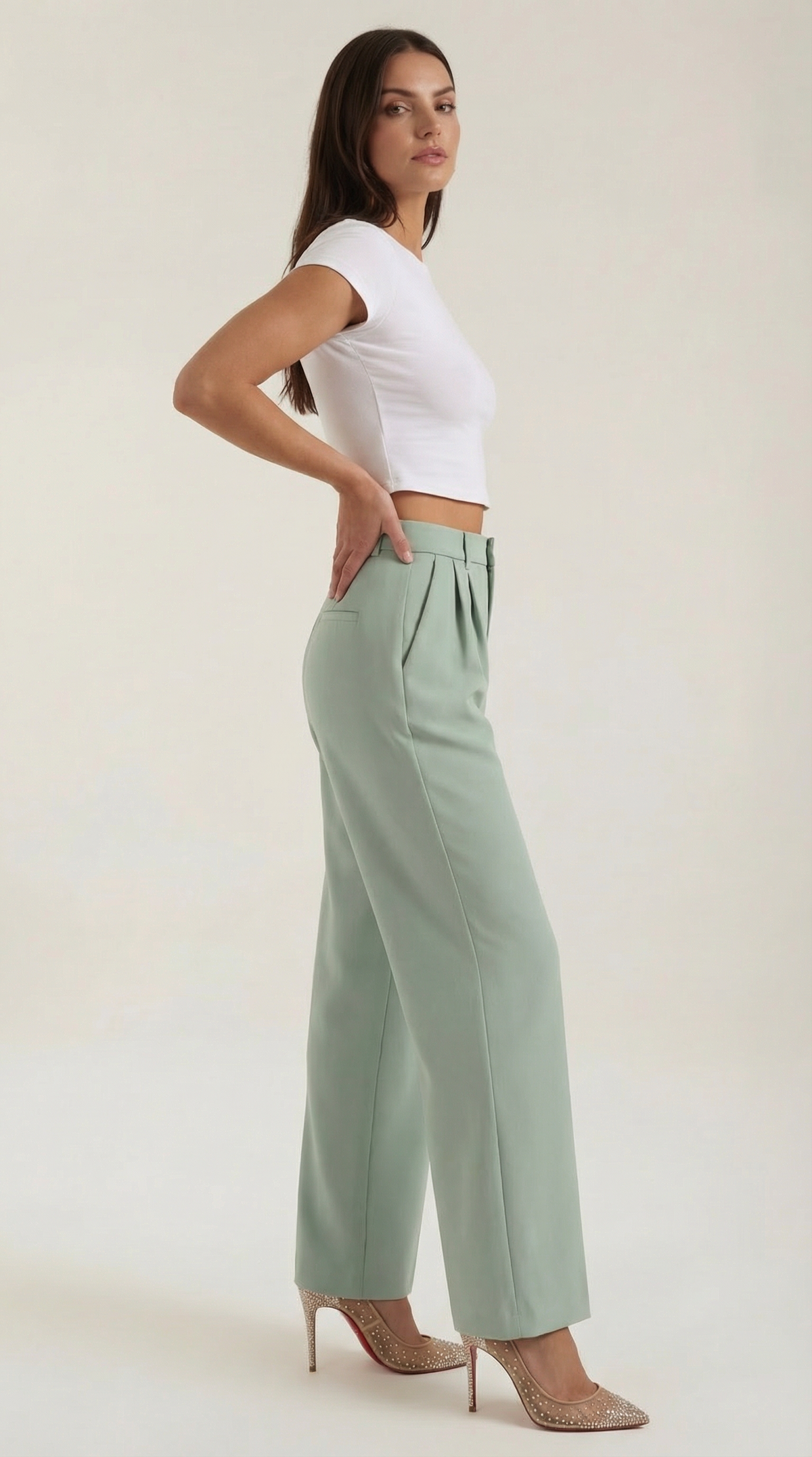 Emma | Pantalones de Pierna Ancha