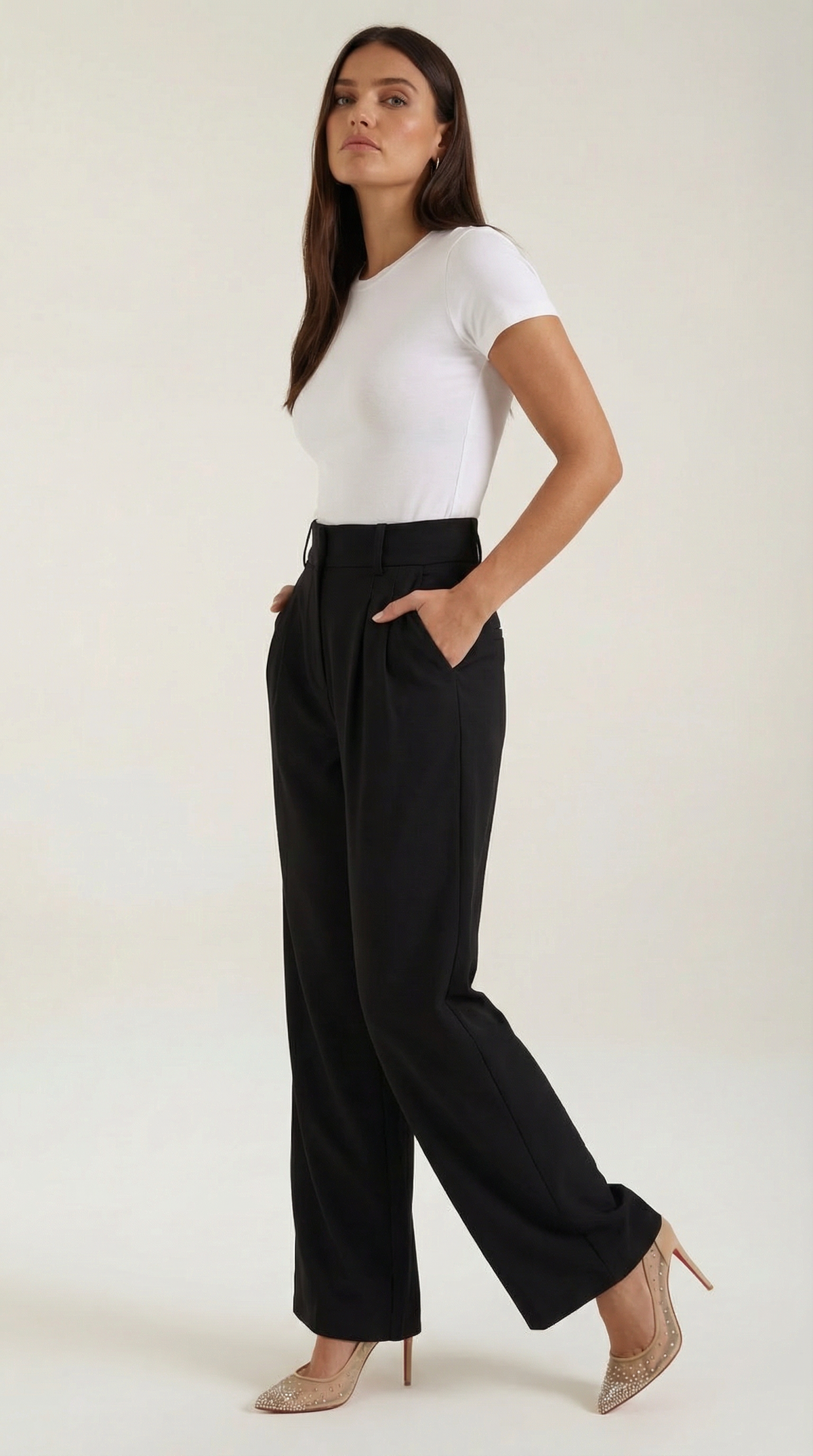 Emma | Pantalones de Pierna Ancha