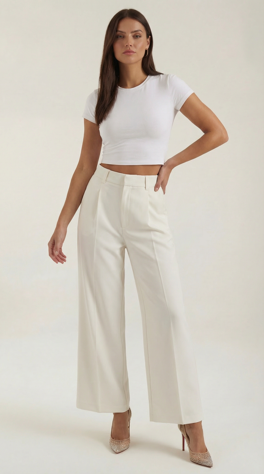 Emma | Pantalones de Pierna Ancha