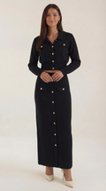 Evelyn | Conjunto de Punto de Lujo con Botones
