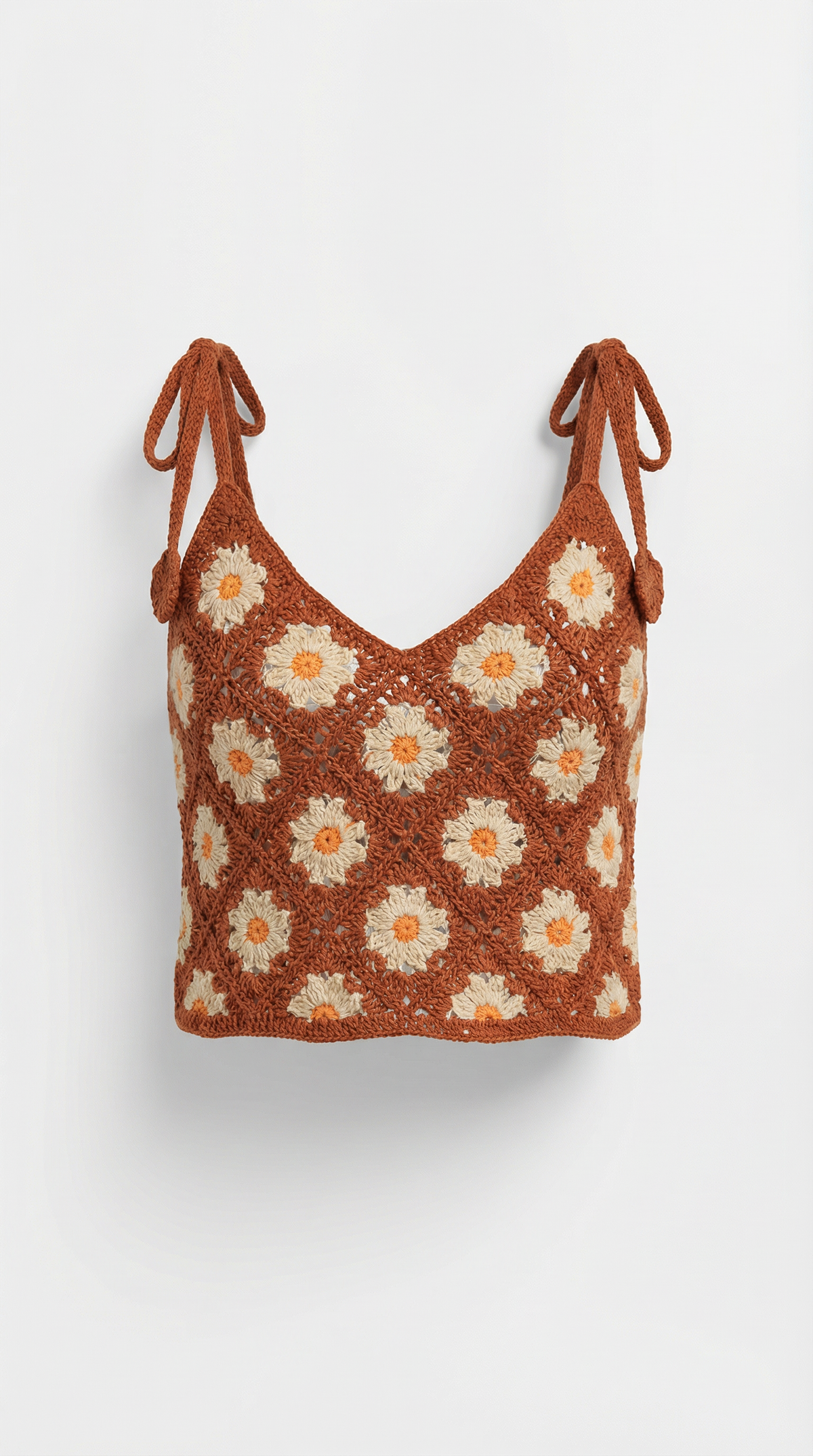 Gretchen | Blusa de Tirantes de Ganchillo