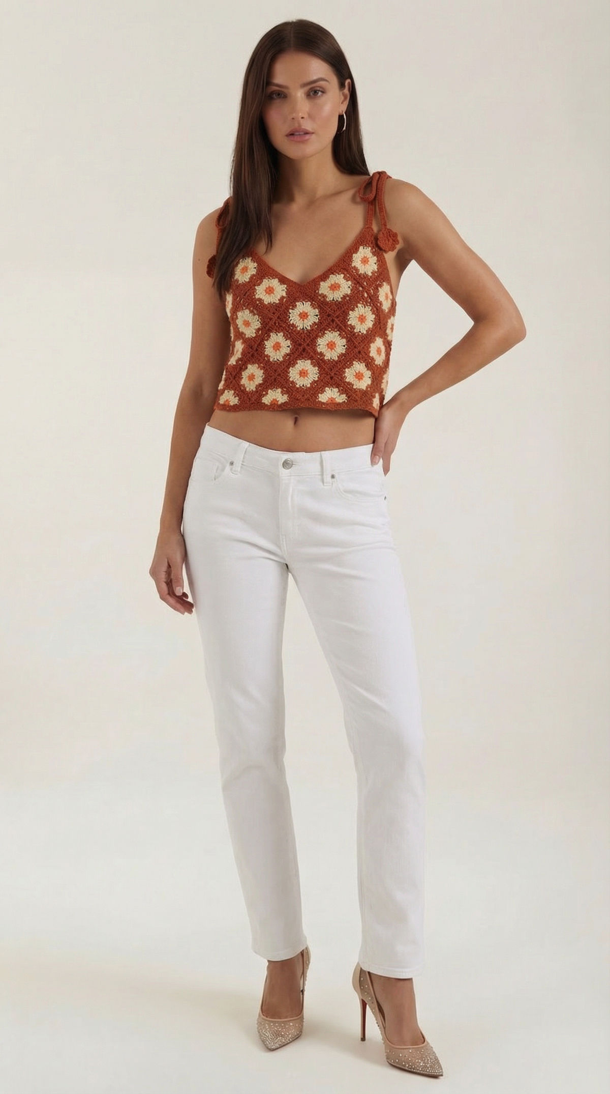Gretchen | Blusa de Tirantes de Ganchillo