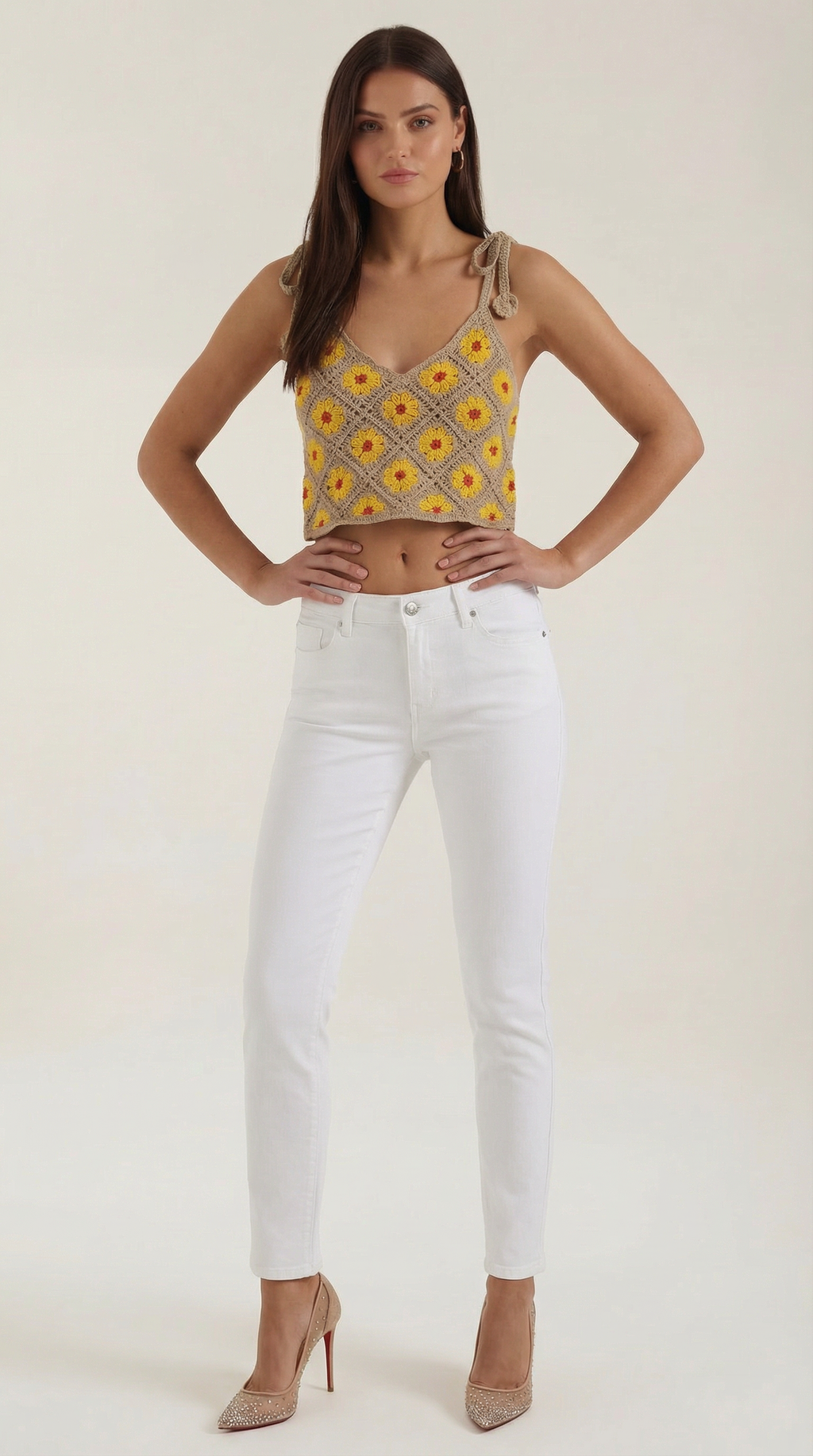Gretchen | Blusa de Tirantes de Ganchillo