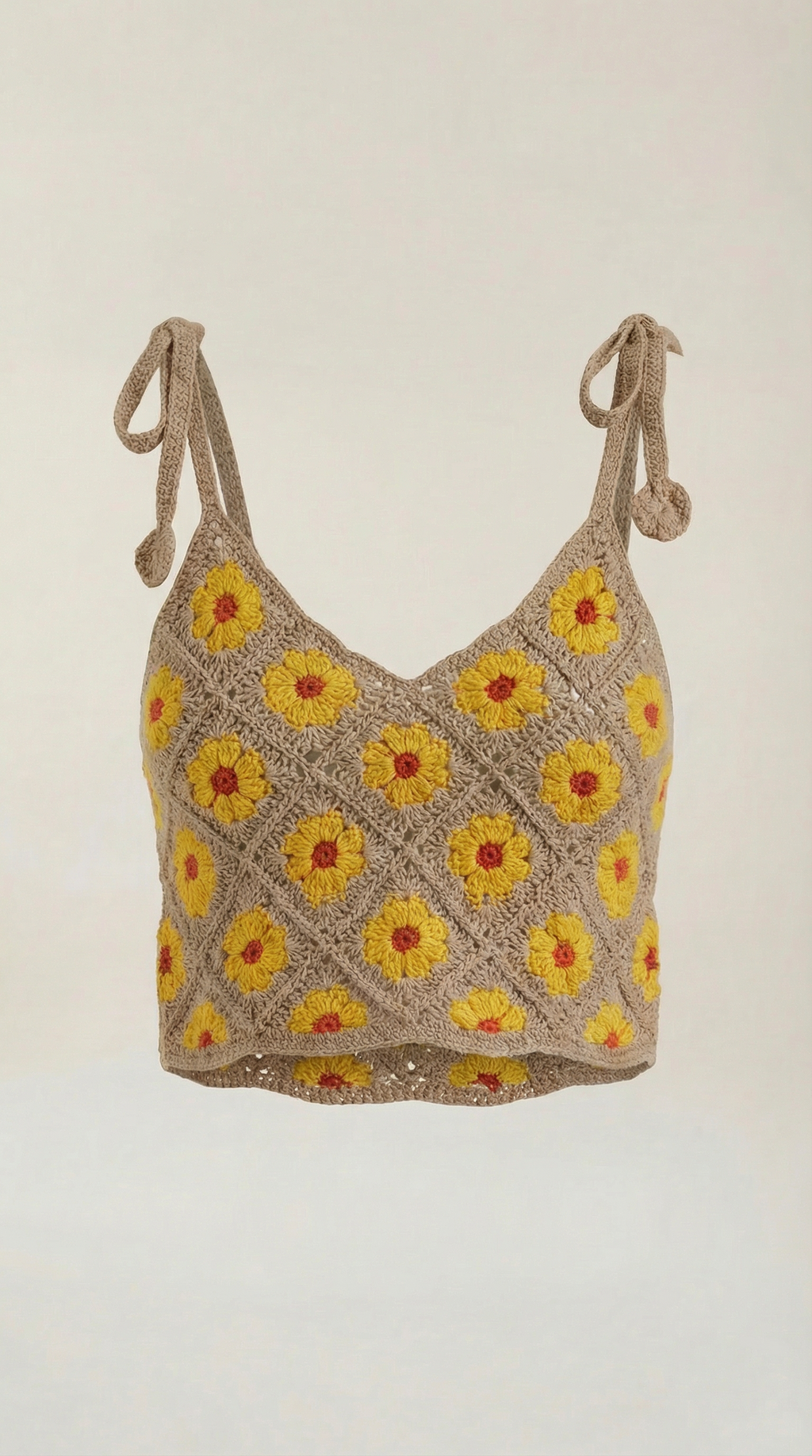 Gretchen | Blusa de Tirantes de Ganchillo